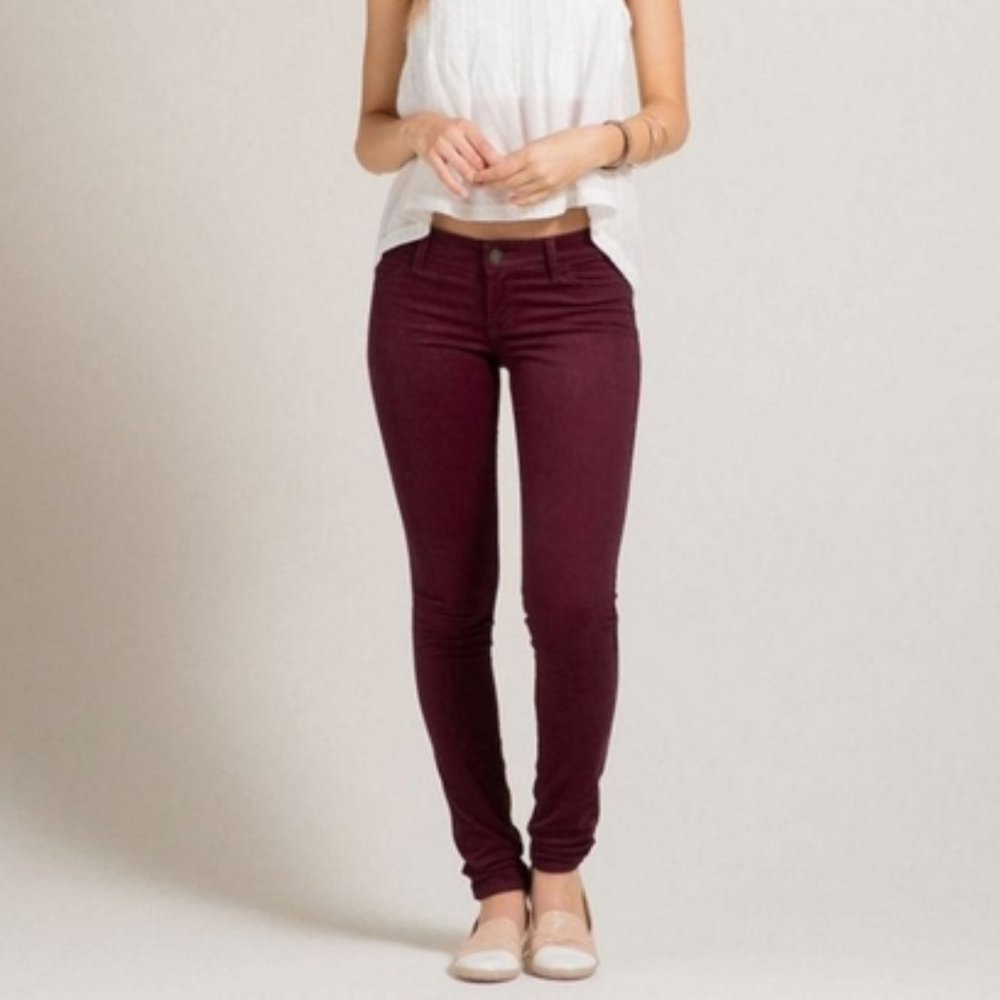 Hollister Skinny Burgundy Jeans Women's Sz 27
